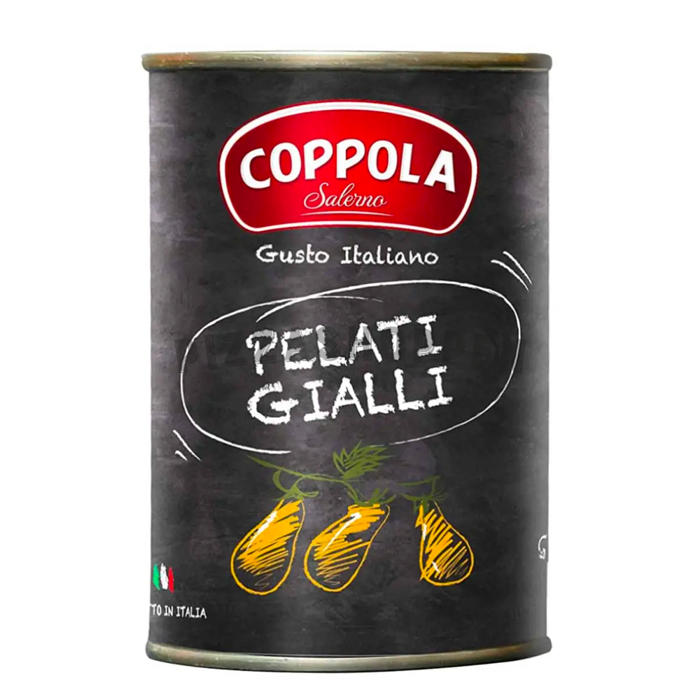 Coppola Pelati Gialli - Gule Flåede Tomater (400g)